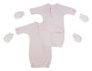 Preemie Girls Gowns and MIttens