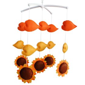 Sunflower Baby Hanging Toy Musical Crib Mobile