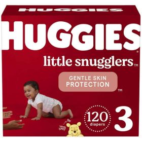 Huggies Little Snugglers Size 3;  120 Count