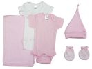 Baby Girl 5 Pc Layette Sets