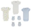 Preemie Onezies and Mittens - 5 Pcs Set