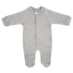 Heather Grey Closed-toe Sleep & Play (Color: White, size: medium)