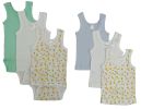 Boys Printed Tank Top 6 Pack