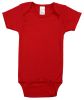 Red Interlock Short Sleeve Bodysuit Onezies